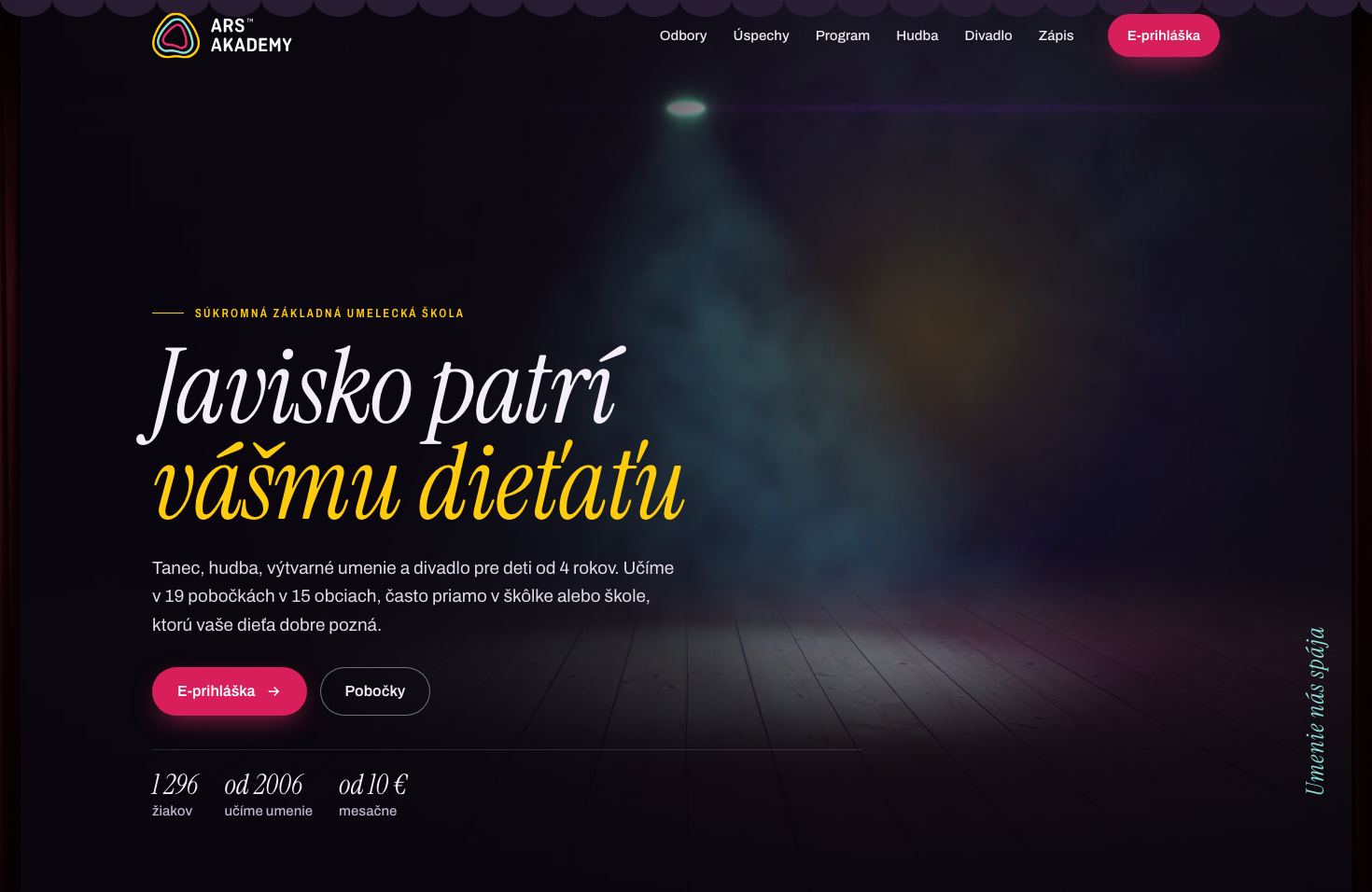 Koncept 02 Svetlo na javisku